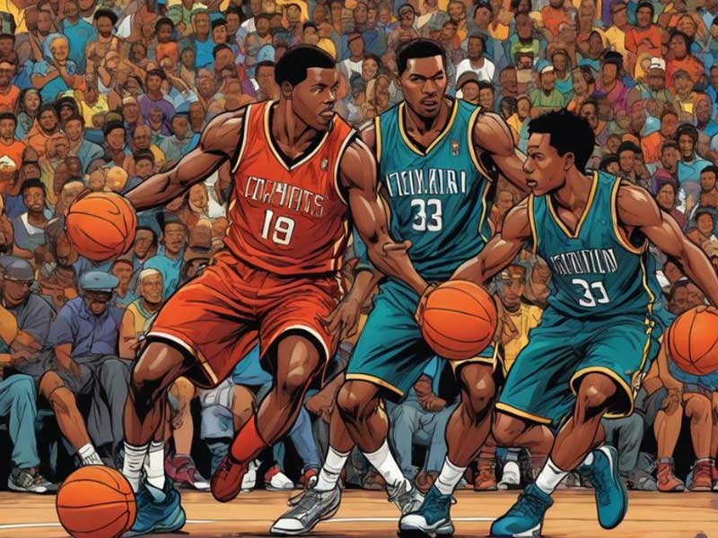 SGA给球迷签名！现场混乱裤子都快挤掉了！无奈快速离开现场